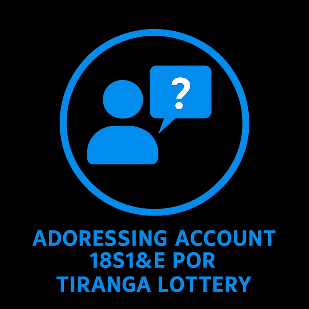 A professional badge representing Tiranga Lottery account assistance.