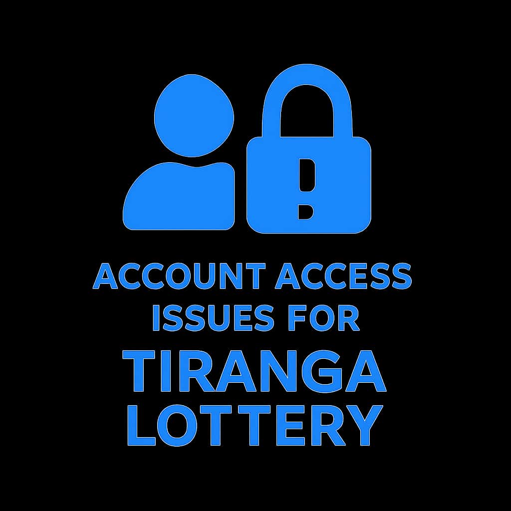 A neutral badge representing help resources for Tiranga Lottery account access.