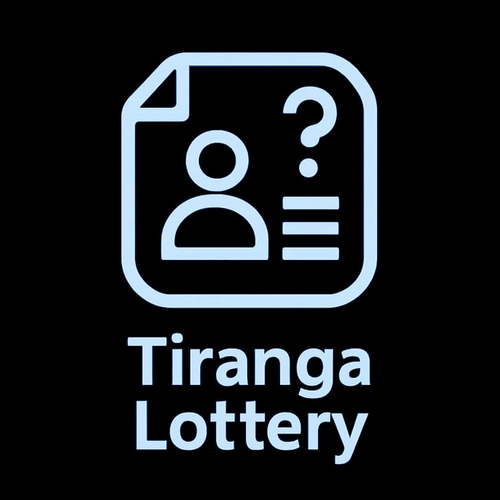 An icon for Tiranga Lottery account access guidance.